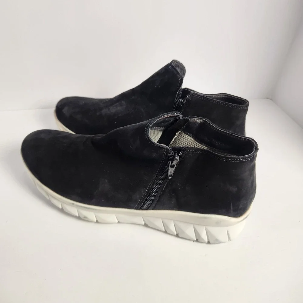 Naot Women's Zodiac Black‎ Leather Comfy Ankle Sneakers Size 41 (10-10.5)